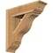 Ekena Millwork Funston Traditional Rough Sawn Bracket w/ Offset Brace, Western Red Cedar, 8"W x 28"D x 28"H BKT0806X28X28FST01RWR - alternate 1